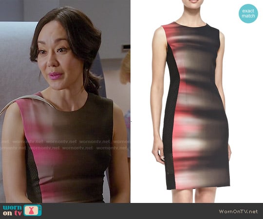 Elie Tahari Isabella Dress worn by Karen Rhodes (Yunjin Kim) on Mistresses