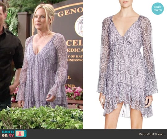 Elizabeth & James Thadine Dress worn by Sharon Newman (Sharon Case) on The Young and the Restless