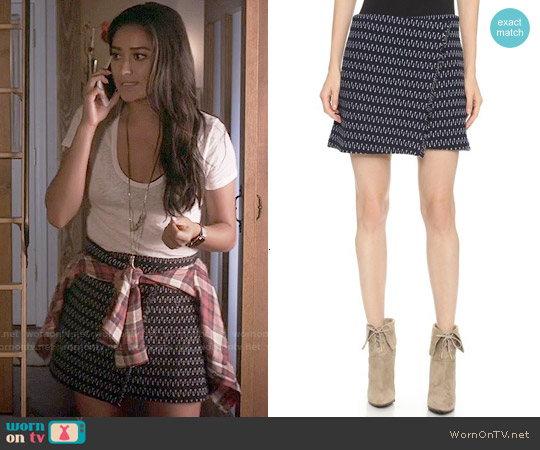 Elizabeth and James Daniella Skirt worn by Emily Fields (Shay Mitchell) on Pretty Little Liars