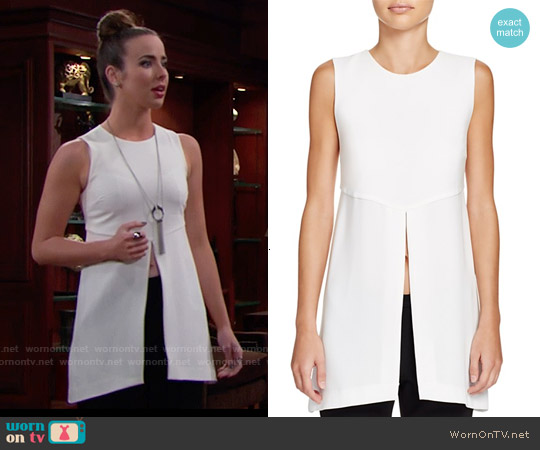 Elizabeth & James Didi Split Tunic worn by Ivy Forrester (Ashleigh Brewer) on The Bold and the Beautiful