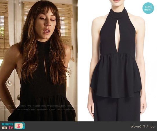 Elizabeth and James Perth Top worn by Spencer Hastings (Troian Bellisario) on Pretty Little Liars