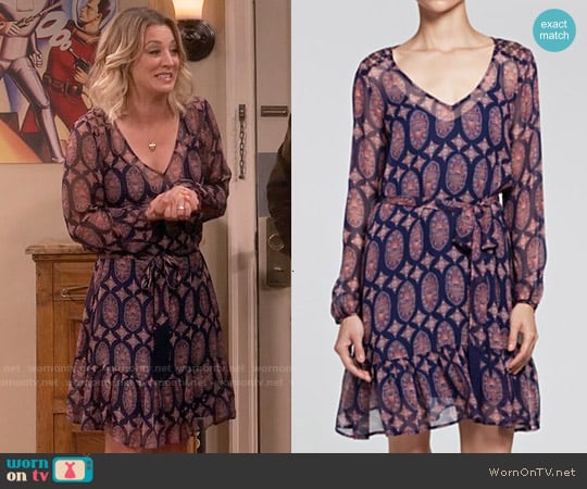 Ella Moss Marigold Dress worn by Penny Hofstadter (Kaley Cuoco) on The Big Bang Theory