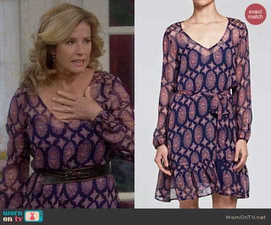 Ella Moss Marigold Dress worn by Nancy Travis on Last Man Standing