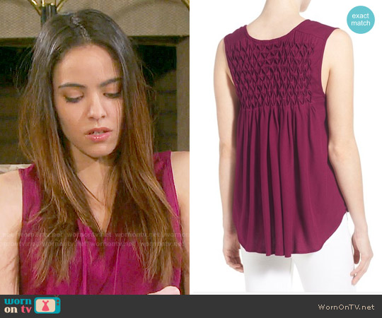 Ella Moss 'Stella' Sleeveless Top worn by Ciara Brady (Victoria Konefal) on Days of our Lives