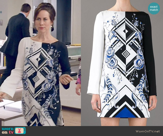 Emilio Pucci Jazz Print Dress worn by Diana Trout (Miriam Shor) on Younger