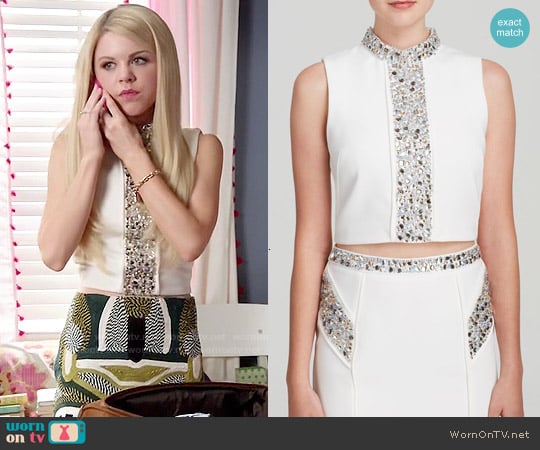 Endless Rose Embellished Top worn by Lauren (Bailey Buntain) on Faking It