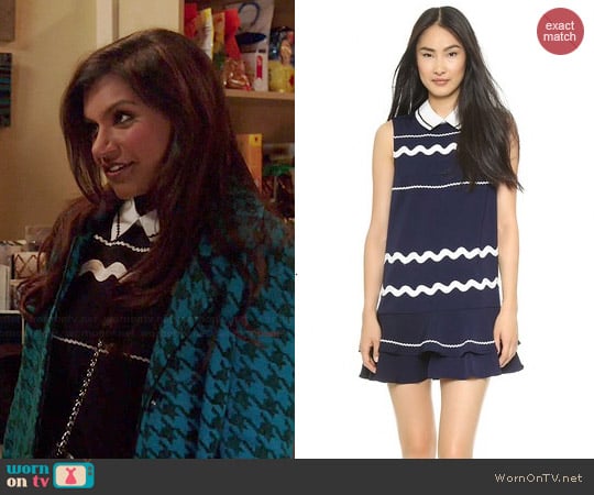 Endless Rose Nantucket Swirl Dress worn by Mindy Kaling on The Mindy Project