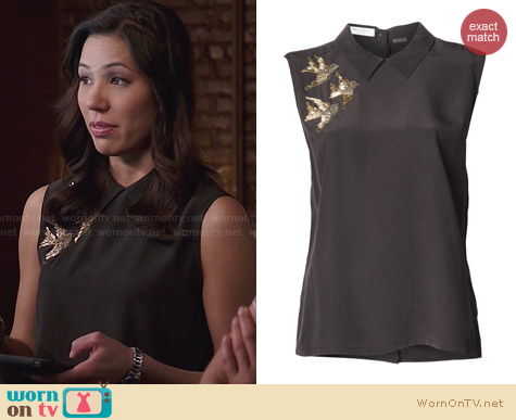 Equipment Elliot Beaded Tank worn by Michaela Conlin on Bones