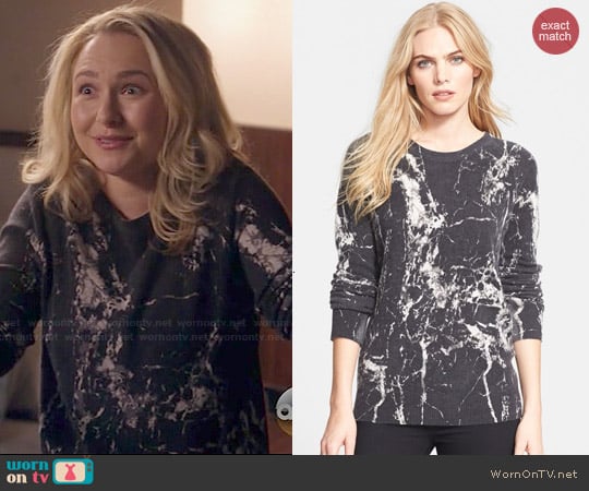 Equipment 'Sloan' Sweater in Black Multi worn by Juliette Barnes (Hayden Panettiere) on Nashville