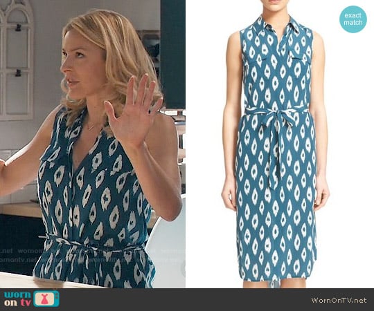 Equipment Tegan Dress in Amulet Multi worn by Kate Davis (Tabrett Bethell) on Mistresses