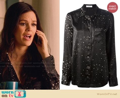 Equipment Vivian Star Print Pajamas worn by Rachel Bilson on Hart of Dixie