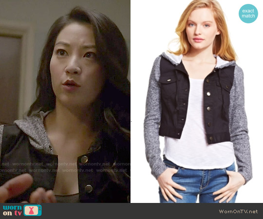 Eric + Lani Cropped Hooded Jacket worn by Kira (Arden Cho) on Teen Wolf