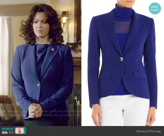 Escada Brikena Blazer worn by Mellie Grant (Bellamy Young) on Scandal