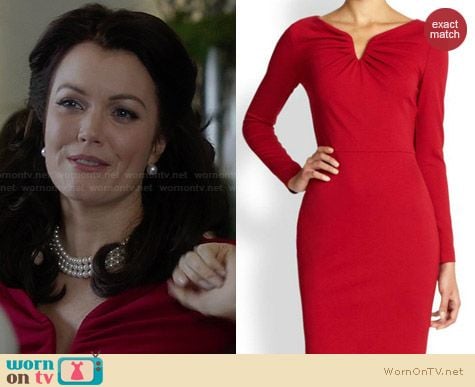 Escada Dorikes Dress worn by Bellamy Young on Scandal