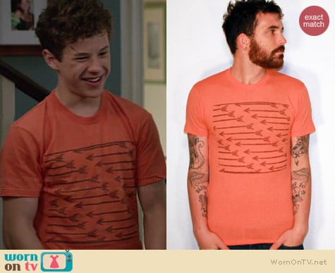 Etsy Darkcycleclothing Arrows Pattern Shirt worn by Nolan Gould on Modern Family