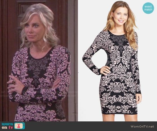 Felicity & Coco Jacquard Knit Body-Con Dress worn by Kristen DiMera (Stacy Haiduk) on Days of our Lives