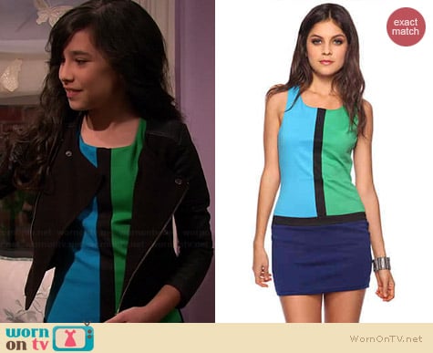 Forever 21 Colorblocked Mod Dress worn by Cecelia Balagot on Girl Meets World