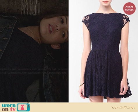 Forever 21 Lace Overlay Dress worn by Danielle Campbell on The Originals