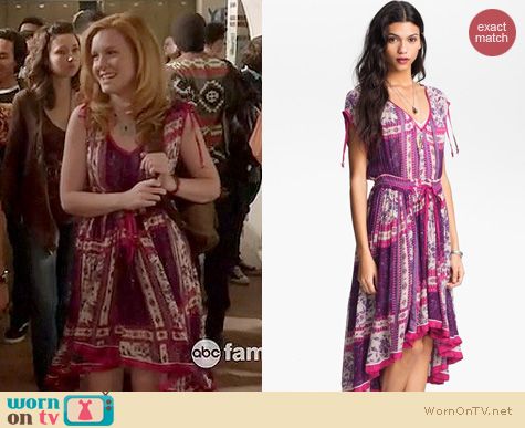 The Fosters Fashion: Free People Rose Garden Peasant dress worn by Madisen Beaty