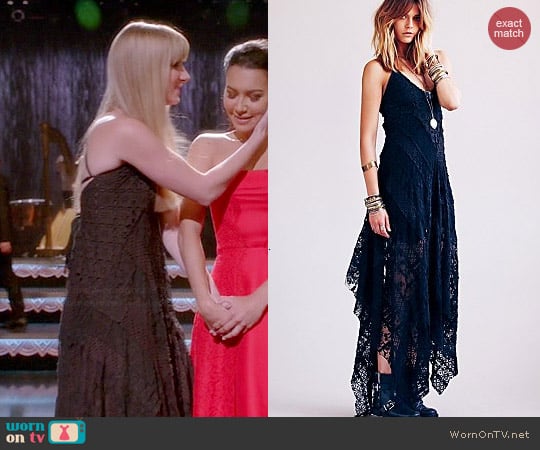 Free People Cast Away Gown worn by Heather Morris on Glee