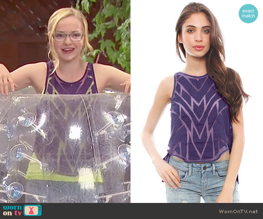 Free People Ethereal Daze Ginger Top worn by Maddie Rooney (Dove Cameron) on Liv and Maddie