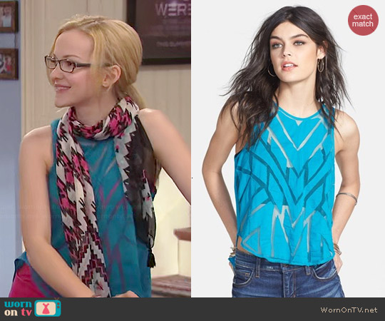 Free People Ethereal Daze Ginger Top worn by Maddie Rooney (Dove Cameron) on Liv and Maddie