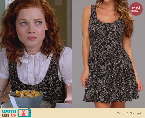 Free People Everyone Everywhere Dress worn by Tessa Altman on Suburgatory