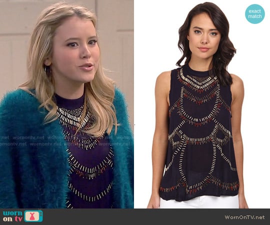 Free People Ferris Wheel Top worn by Lennox Scanlon (Taylor Spreitler) on Melissa and Joey