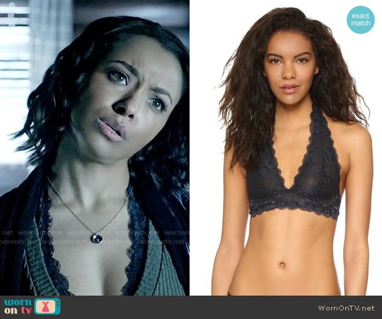 Free People Galloon Lace Bra worn by Bonnie Bennett (Kat Graham) on The Vampire Diaries