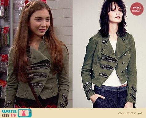 Free People Keep Us Together Jacket worn by Rowan Blanchard on Girl Meets World