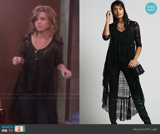 Free People Lace Emperor Maxi worn by Melanie Jonas (Molly Burnett) on Days of our Lives