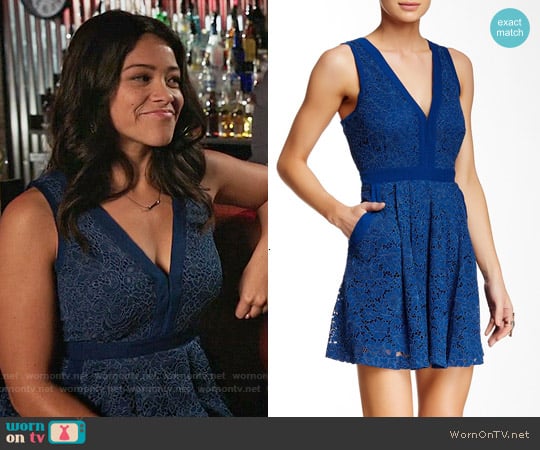 Free People Lovely in Lace Dress worn by Jane Villanueva (Gina Rodriguez) on Jane the Virgin