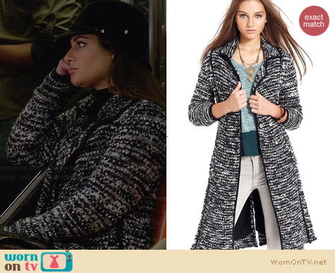 Free People Marled Knit Cardigan worn by Lea Michele on Glee