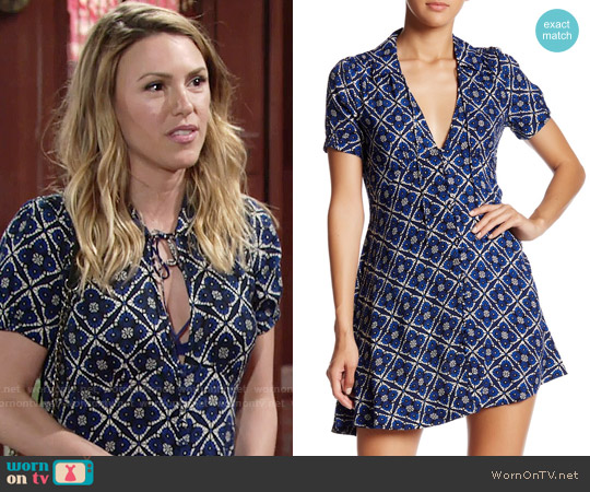 Free People Melody Dress worn by Chloe Mitchell (Elizabeth Hendrickson) on The Young and the Restless