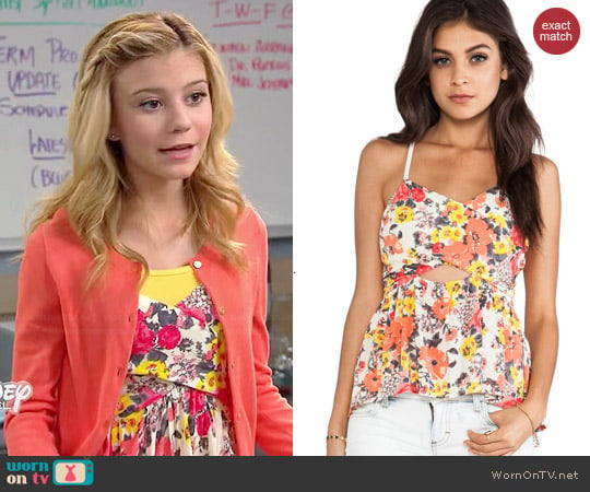 Free People Some Like it Hot Top in Swan Combo worn by Avery Jennings (G. Hannelius) on Dog with a Blog