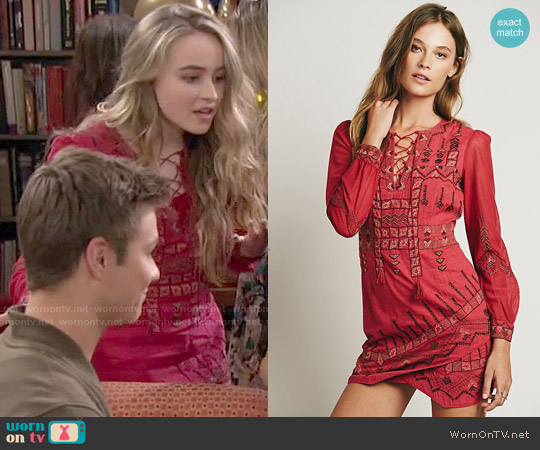 Free People Stella Dress worn by Maya Hart (Sabrina Carpenter) on Girl Meets World