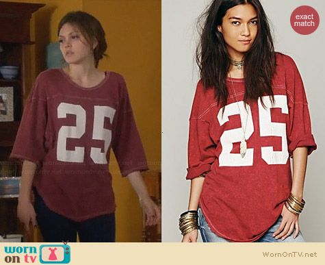 Free People Touch Down Tunic worn by Aimee Teegarden on Star-Crossed