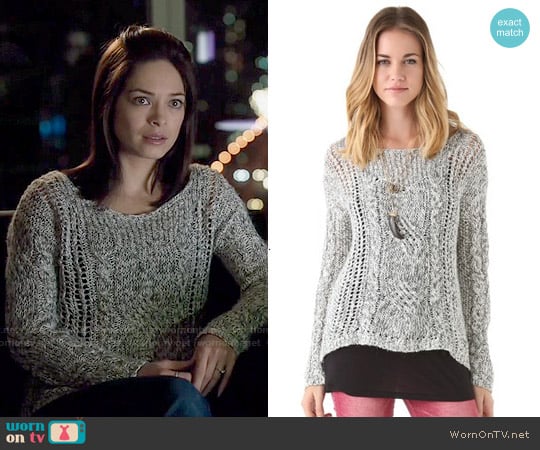 Free People West End Pullover worn by Catherine Chandler (Kristin Kreuk) on Beauty and the Beast