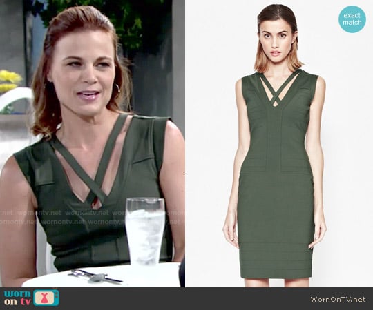 French Connection Fast Quinn Dress worn by Phyllis Newman (Gina Tognoni) on The Young and the Restless