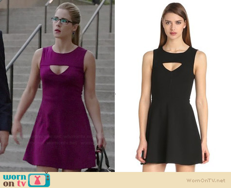 French Connection Feather Ruth Dress worn by Emily Bett Rickards on Arrow