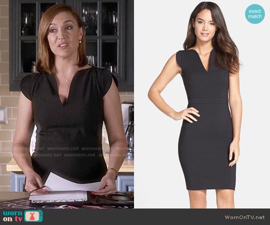 French Connection 'Lolo' Sheath Dress worn by Lesley Fera on PLL