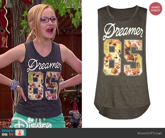 Full Tilt Dreamer 85 Muscle Tank worn by Dove Cameron on Liv and Maddie