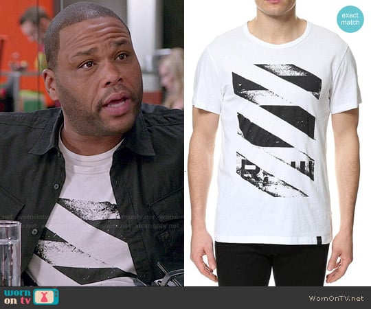 G Star Raw Logo T-shirt worn by Andre Johnson (Anthony Anderson) on Black-ish