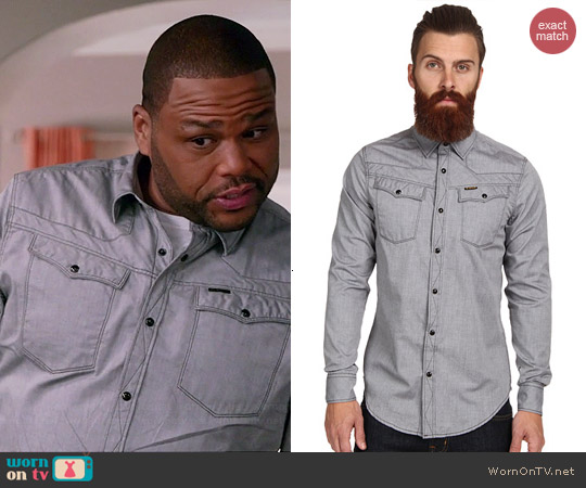 G Star Tailor Shirt worn by Anthony Anderson on Black-ish