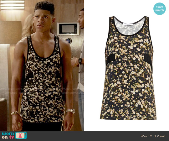 Givenchy Floral Tank Top worn by Hakeem Lyon (Bryshere Y. Gray) on Empire