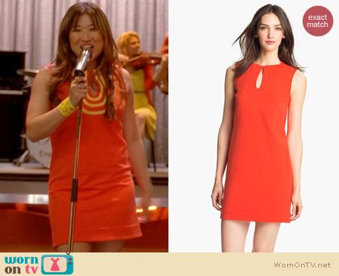 Glee Fashion: Diane von Furstenberg Kadijah dress worn by Jenna Ushkowitz