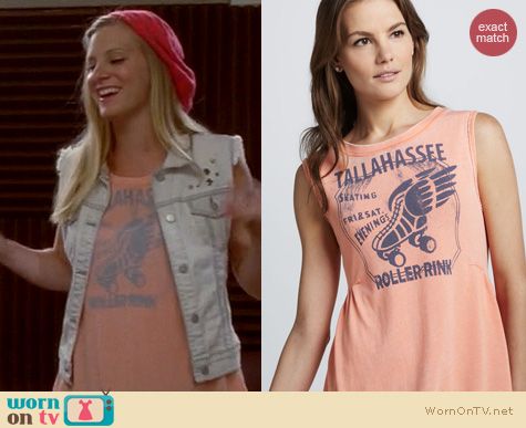 Glee Fashion: Free People Boy meets girl Tallahassee tank worn by Heather Morris