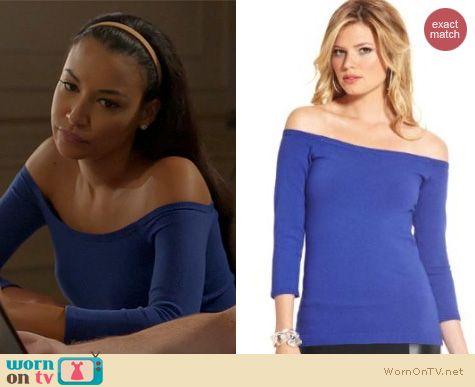 Glee Fashion: Guess Alexandra Top worn by Naya Rivera