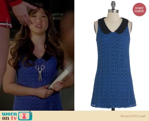 Glee Fashion: Modcloth Pool Calm Collected dress worn by Jenna Ushkowitz