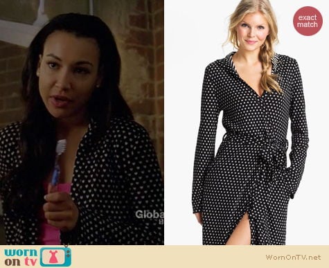 Glee Fashion: PJ Salvage Forever and Always robe worn by Naya Rivera